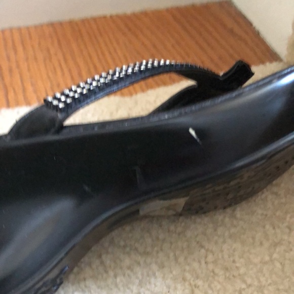 Black sequin sandals - Picture 6 of 6